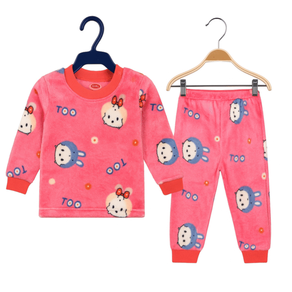 Characterful Pink Tracksuit Velvet inner Fleece