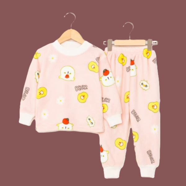 Characterful Pink Tracksuit Velvet inner Fleece