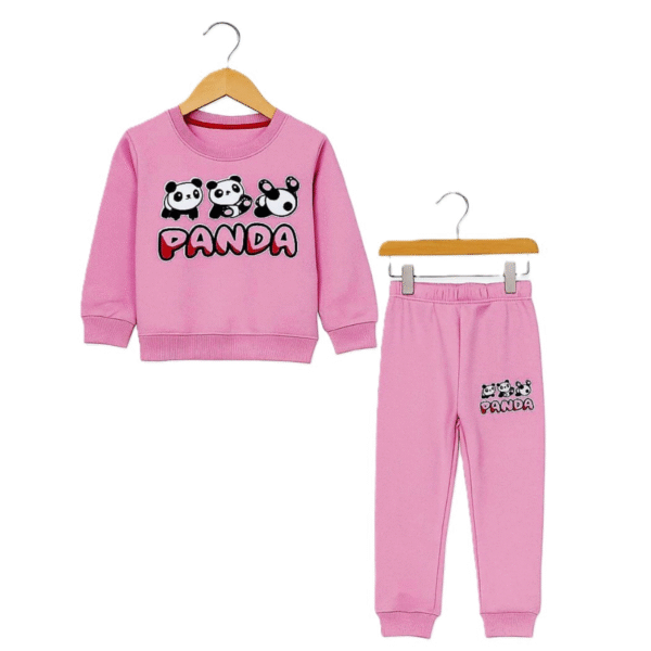 Tracksuit Fleece Panda Pink