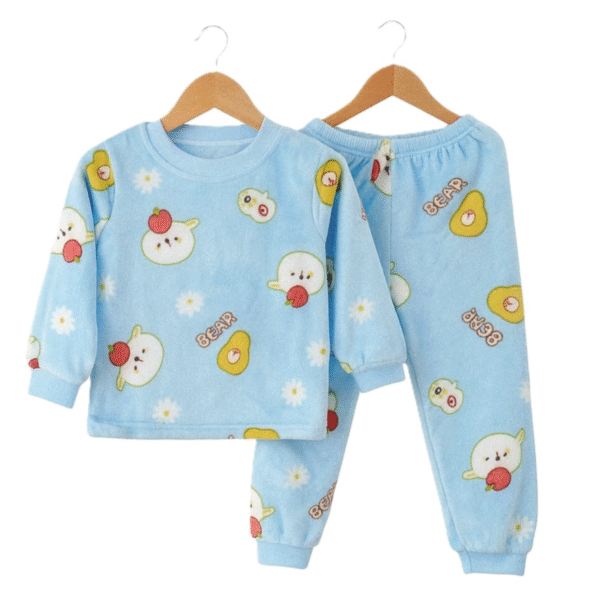 Characterful Blue Tracksuit Velvet inner Fleece