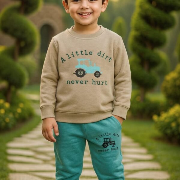 Tracksuit Fleece Tractor in Dirt