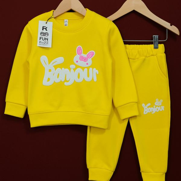 Tracksuit Fleece Barbie Yellow