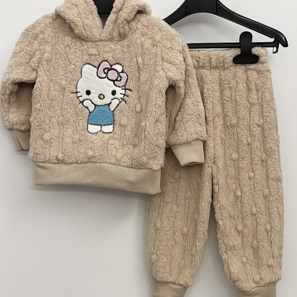 Faux Fur Tracksuits Imported with Hood