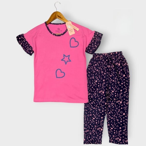 Track Suit Heart and Stars Pink